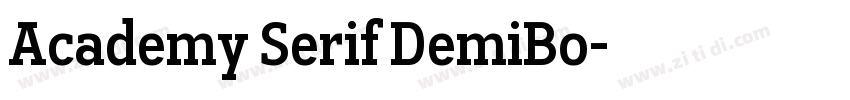 Academy Serif DemiBo字体转换